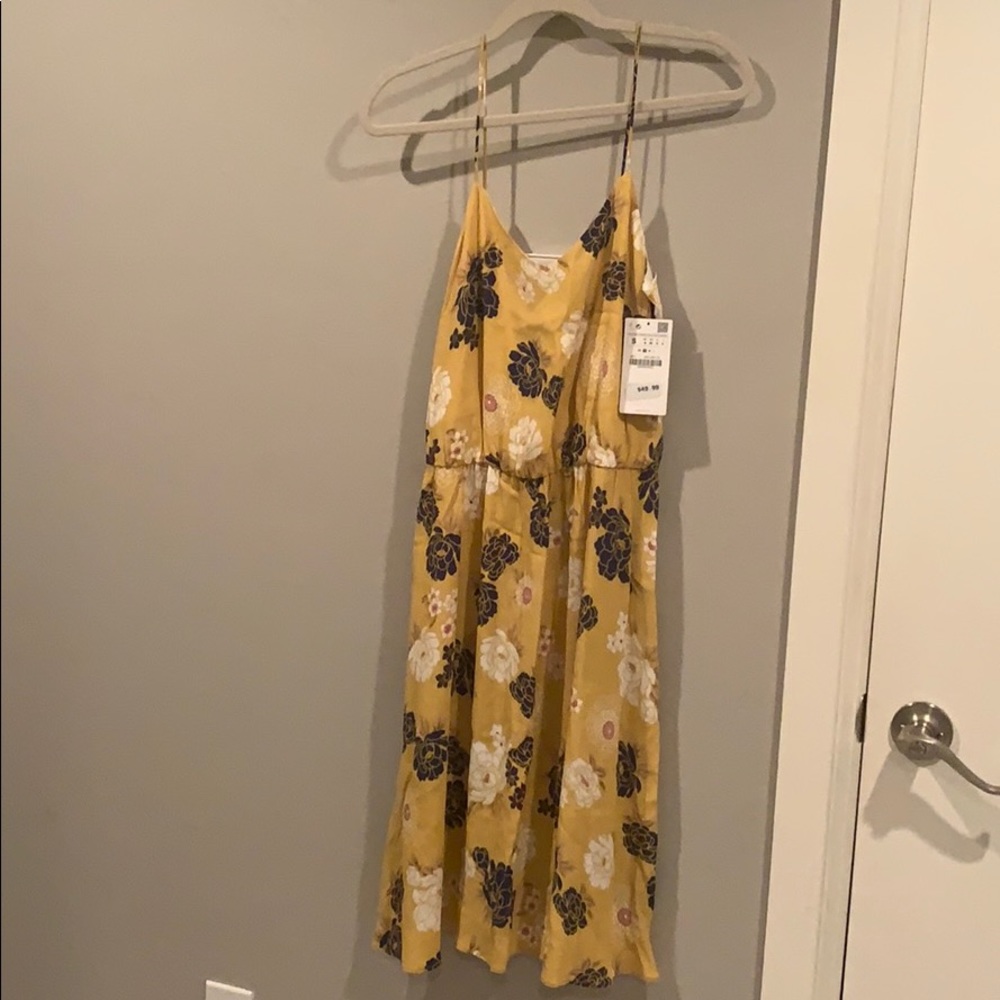 Zara floral dress